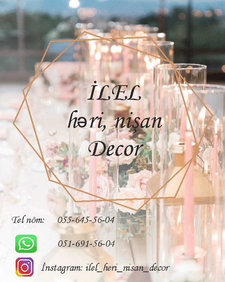 Həri və Nişan Masası Dekorasiyası