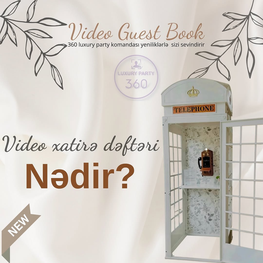 Audio və Video Guest Book Xidməti