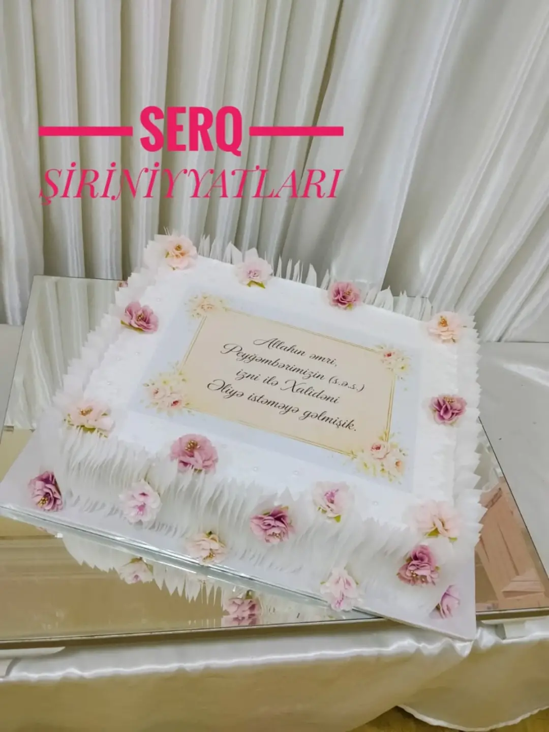 Nişan və Qız Toyu Tortları