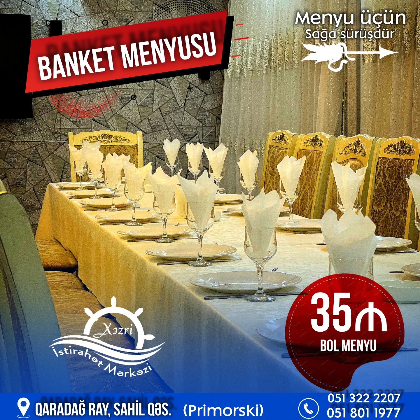 Bata Batt Restoranında Ziyafət və Şənlik Təşkili