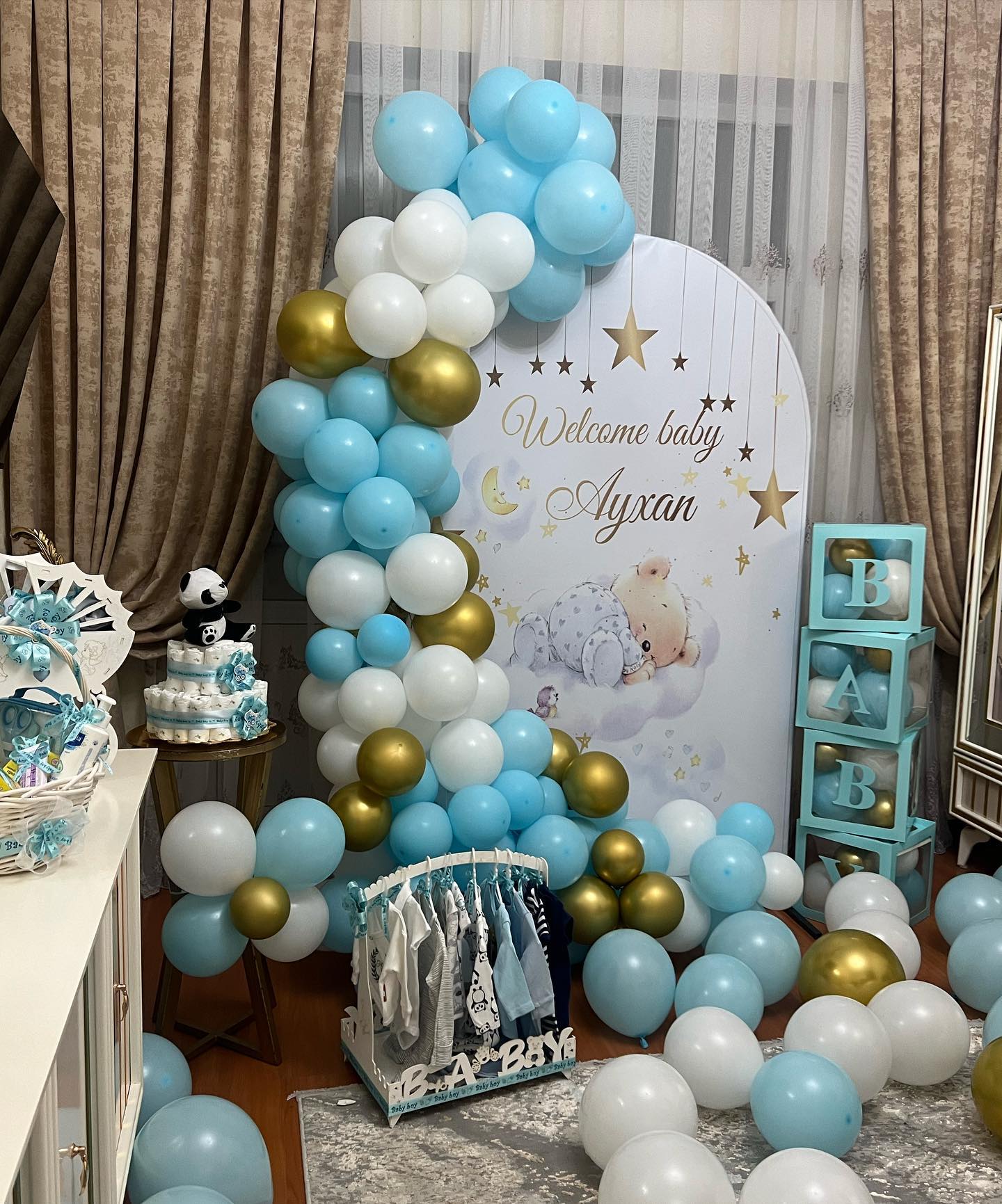 Baby Shower və Xəstəxana Çıxışı Dekorasiyası