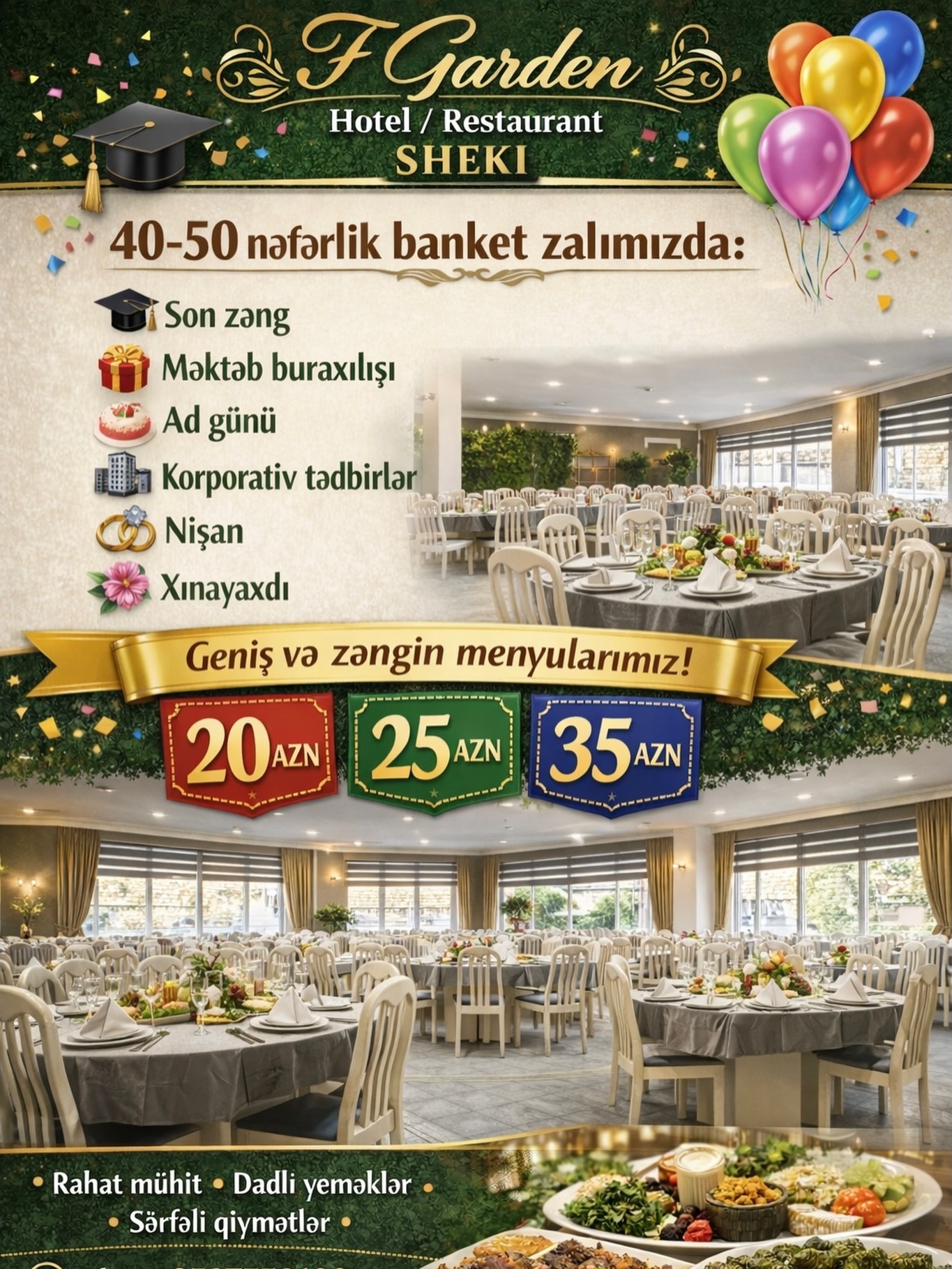 Korporativ Tədbirlər və Ailə Məclisləri