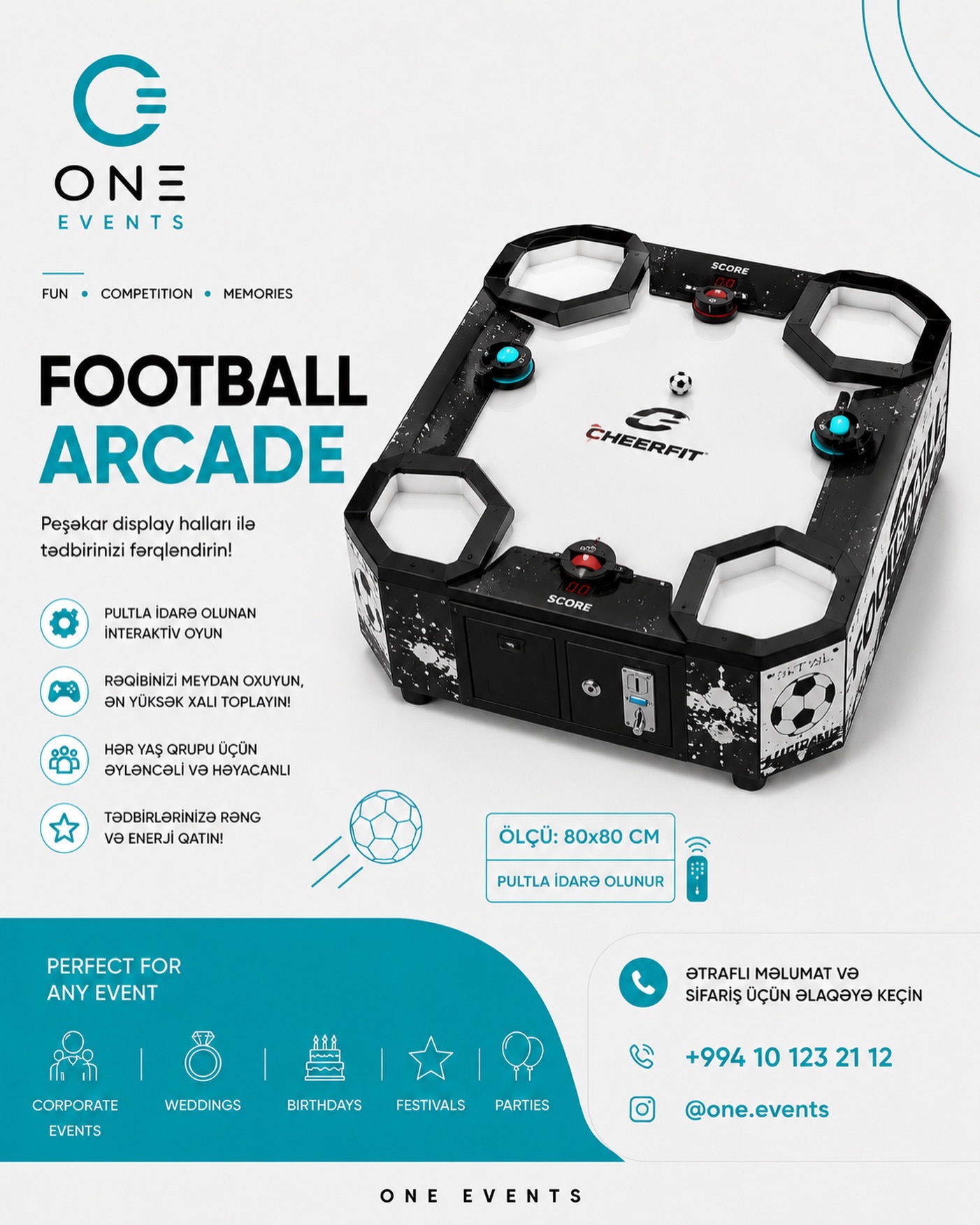 İnteraktiv Arcade Oyunlar və Əyləncə Zonalıqları