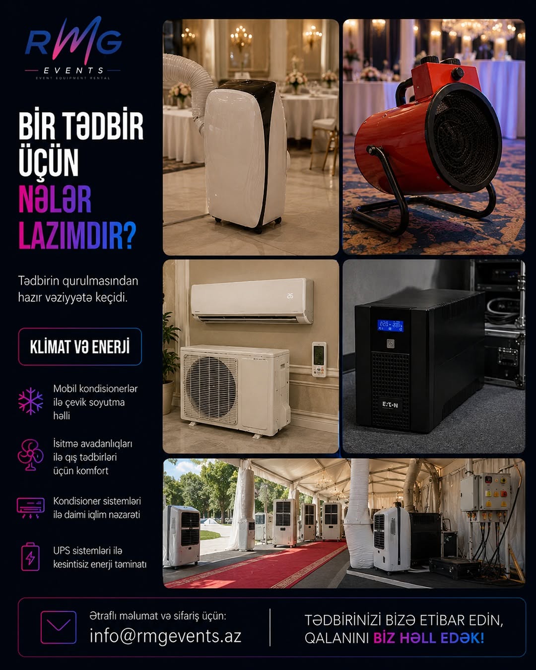 Peşəkar Səs və İşıq Avadanlıqlarının İcarəsi