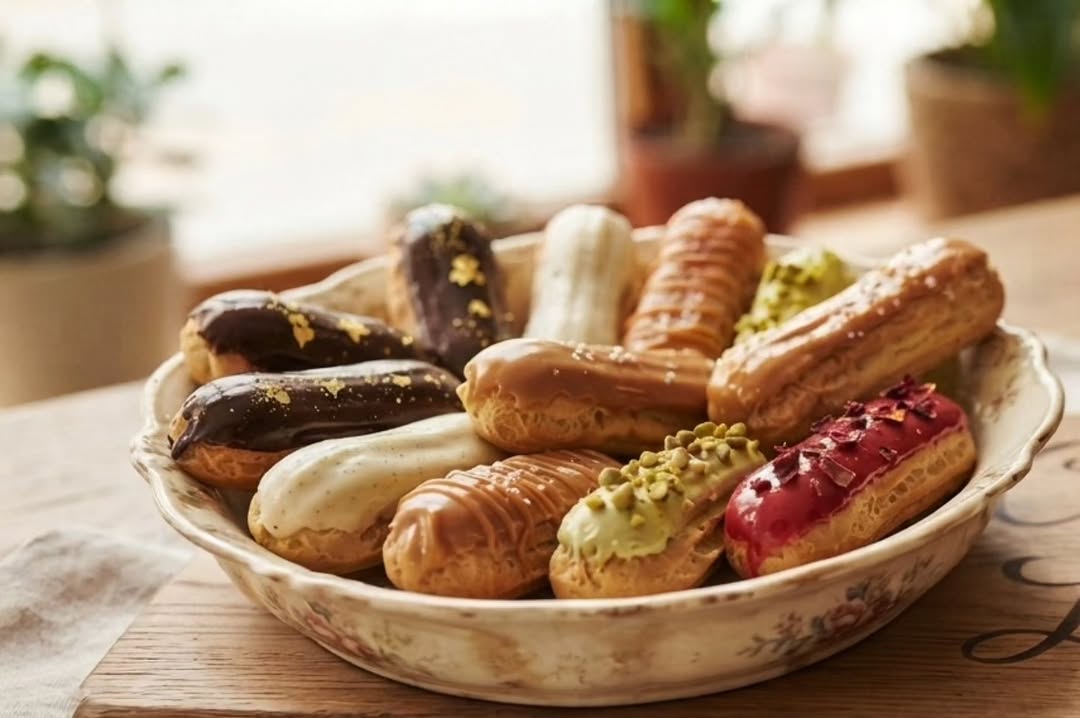 Təzə Ekler və Donut Çeşidləri